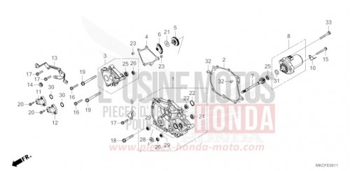COUVERCLE DE CHANGEMENT (DCT) GL1800BDN de 2022